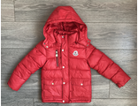 М.17-18 Куртка Moncler красная (116,122,128,134,140)