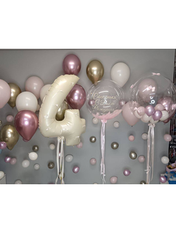 НАБОР ВОЗДУШНЫХ ШАРОВ "КРЕМ БРЮЛЕ"