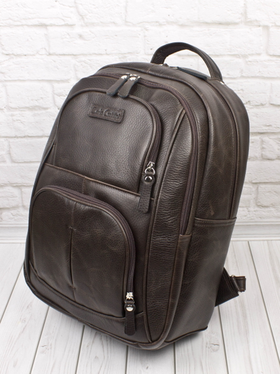 Кожаный рюкзак Rivarolo brown (арт. 3071-04)