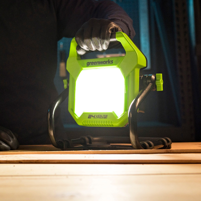 Фонарь светодиодный Greenworks G24WL, 24V / 220V