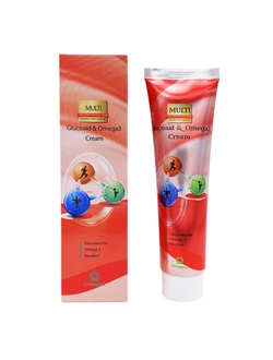 Охлаждающий крем для тела глюкозамин омега 3 и ментол Multi Glucoaid Omega 3 Menthol Body Relax 165мл