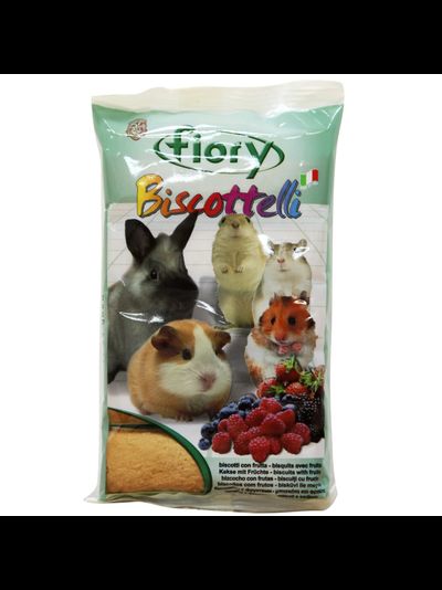Fiory (Фиори) Biscottelli бисквиты для грызунов с ягодами, 35 г