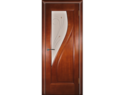 Дверь со стеклом Даяна темный анегри