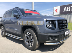 Защита порога труба d60 для Haval Dargo (2022-...)