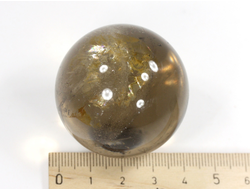 Шар Кварц дымчатый, Бразилия (43 мм, 101 г) №35404