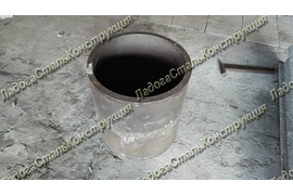 толстостенная цилиндрическая обечайка диаметром 500 мм из листа 30 мм