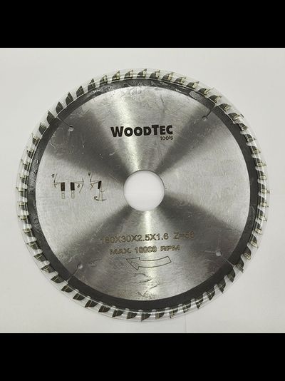 Пила дисковая 180 х 30 х 2,5/1,6 Z56 WZ WoodTec, от