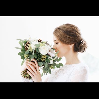 Букет невесты &amp; Бутоньерка № 1340