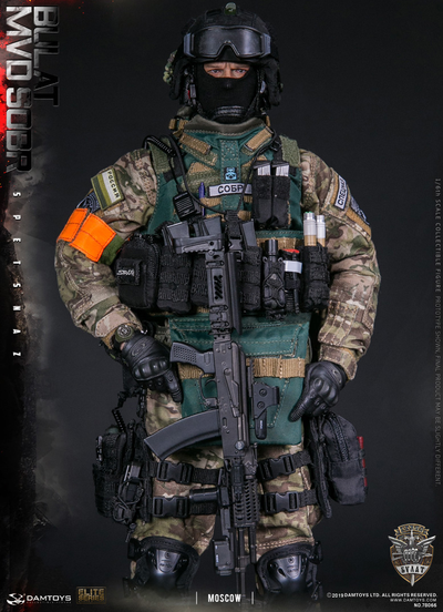 Спецназ МВД СОБР "Булат" - Коллекционная фигурка 1/6 scale RUSSIAN SPETSNAZ MVD SOBR - BULAT MOSCOW Action Figure (DAM 78066) - DAMTOYS