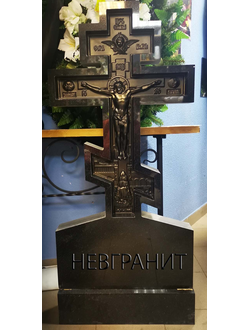 Памятник гранитный с крестом по акции № А25