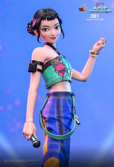 ПРЕДЗАКАЗ - Зои ("Кейпоп-охотницы на демонов") - Коллекционная ФИГУРКА 1/6 Zoey KPop Demon Hunters (TMS178) - Hot Toys ?ЦЕНА: 30900 РУБ.?