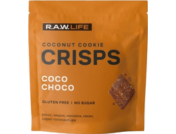 Печенье безглютеновое "CRISPS COCO-CHOCO", 35г (R.A.W.LIFE)