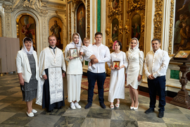 Съемка крещения