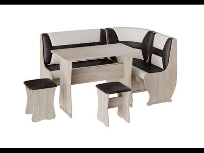 Кухонный уголок Уют тип 3 Дуб молочный (Бонмебель)