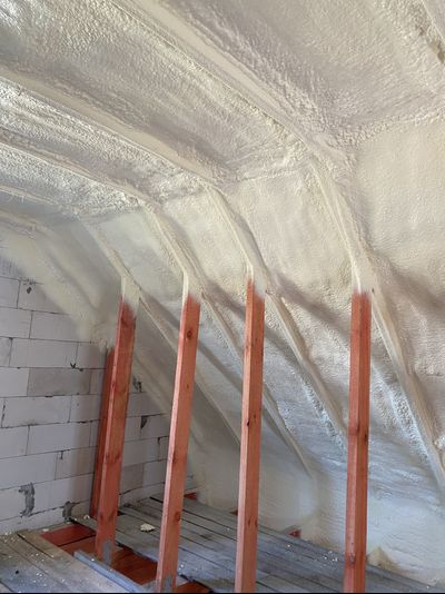 Утепление мансарды пенополиуретаном