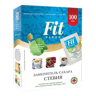 Заменитель сахара ФитПарад №14 в саше, 50г (FitParad)