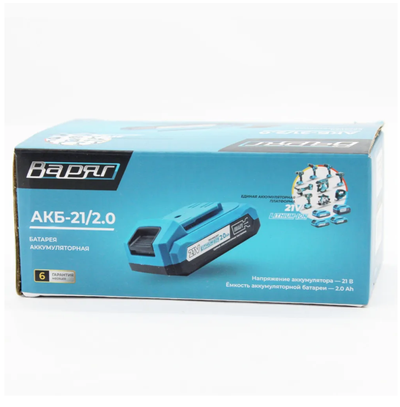 Батарея аккумуляторная ВАРЯГ АКБ-21/2,0