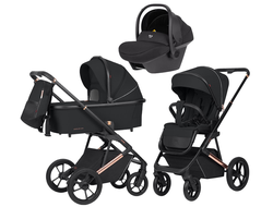 Коляска 3в1 Carrello Sigma Obsidian Black 2023 (Nova)