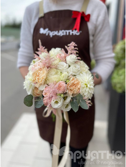 Букет невесты & Бутоньерка № 1307