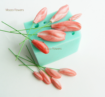 "Бутоны фрезии" силиконовый молд .