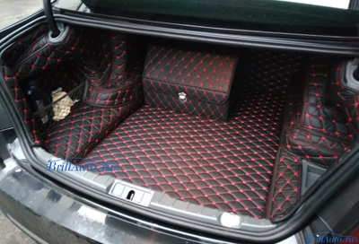 3D коврики в салон BMW 5 серия из экокожи