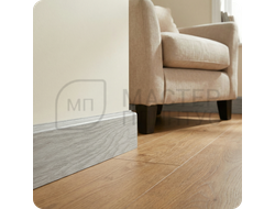 Плинтус с кабель-каналом Comfort Classic 80 80х16х2200 мм. Дуб айсберг 081