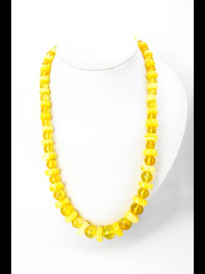 Бусы из крупного натурального янтаря 04974