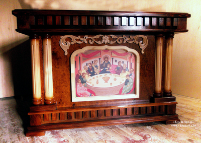 Резьба по дереву для деревянного облачения на престол, Великая Кракотка