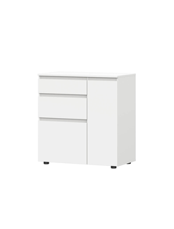 Одри комод со створкой Белый