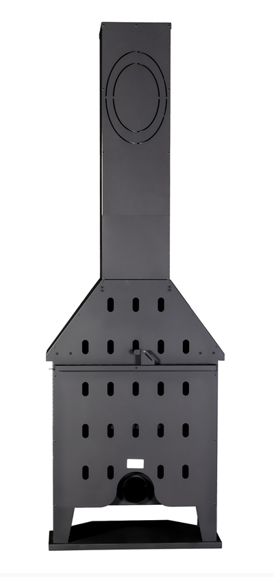 Камин Мюнхен Гигант черный / графит, Экокамин (Россия)