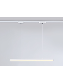 Трековый однофазный подвесной светодиодный светильник GL 6782 WH белый LED 24W 3000K 600*22*1025