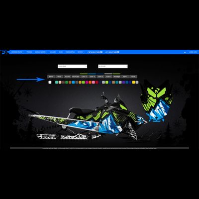 POLARIS RMK - 2009-2015 [604] синие горы