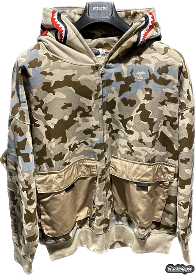 Zip Hoodie BAPE Brown camo (S, M, L, XL)