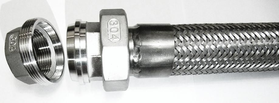 МРВД Металлорукав высокого давления с разъемными соединениями американка из нержавейки