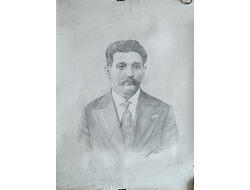 "Портрет" бумага карандаш Соколов В.И. 1922 год