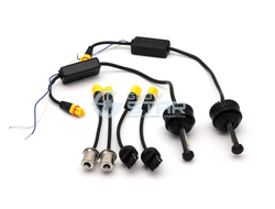 Aozoom ДХО в поворотники 1156/7440 (2 в 1) S25/T20 (BAU15S/WY21W) белый+оранжевый (комплект, 2шт)