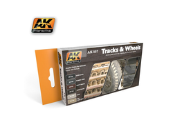 AK-Interactive: Набор акриловых красок: Траки и Шины