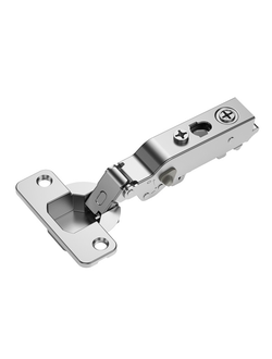 Петля CUBO+ накладная с доводчиком 48мм, (никель)
