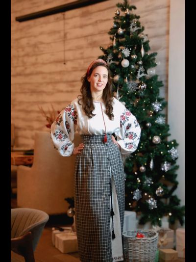 Юбка Гусиная лапка