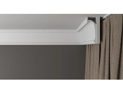 Потолочный плинтус для подсветки DECOR-DIZAYN DD518, из дюрополимера, под покраску, ударопрочный