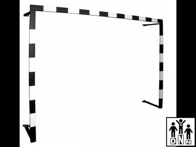 Ворота г/б 2*3 м пристенные складывающиеся, металлический профиль 80*40 мм, без сетки, пара
