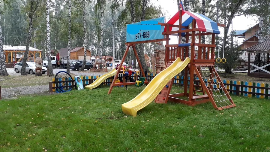 Детская площадка Тасмания. Сельский парк "Околица" Праздник Топора 2019