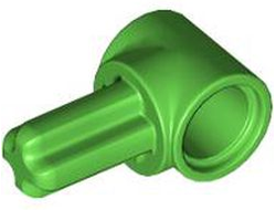 Technic, Axle and Pin Connector Hub with 1L Axle, Bright Green (22961 6476580)