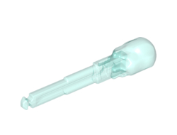 Projectile Arrow, Solid Shaft with 4 Notches and Round End, Trans-Light Blue (70694 / 6325437)