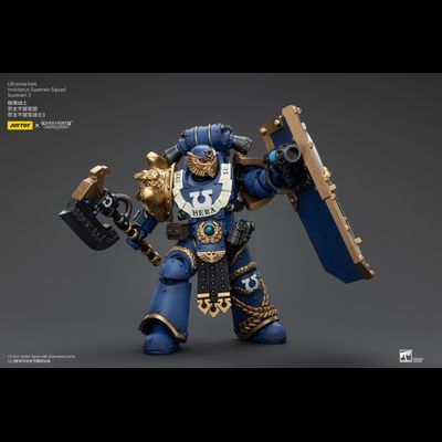 Сюзерен-инвиктарий Ультрамаринов (Warhammer Horus Heresy) - КОЛЛЕКЦИОННАЯ ФИГУРКА 1/18 Ultramarines Invictarus Suzerain Squad 3 (JT00263) - JOYTOY