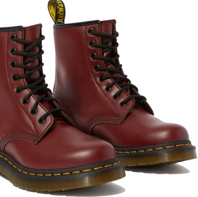 DR MARTENS 1460 SMOOTH CHERRY RED NARROW FIT