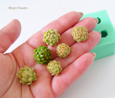 "Мини суккуленты" Силиконовый молд