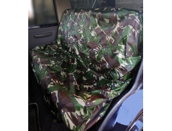 Грязезащитный универсальный чехол на заднее сиденье зелёный камуфляж "Forestranger СВ-21"