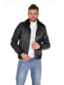 куртка пилот кожаная мужская, кожаная куртка бомбер мужская