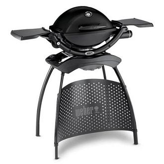 Газовый гриль Weber Q 2200 Black Line с подставкой